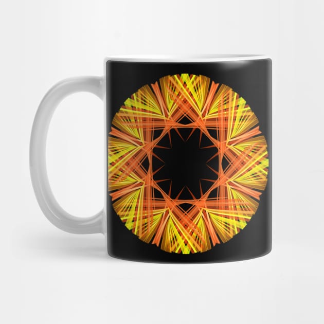 Yellow mandala by Meo Design